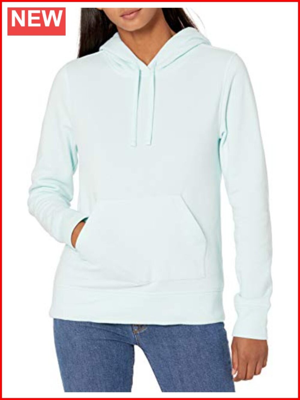 Midweight Fleece Pullover Hoodie Kangaroo Pocket Regular Fit